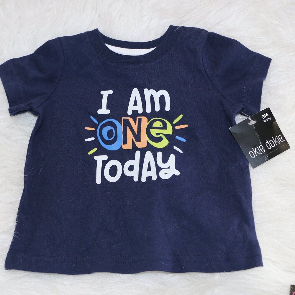 Okie Dokie 1st Birthday T-Shirt – NWT 🎉🎂
